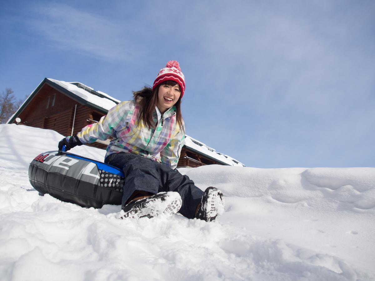 Log Hotel Larch Lake Kanayama Minamifurano Eksteriør billede