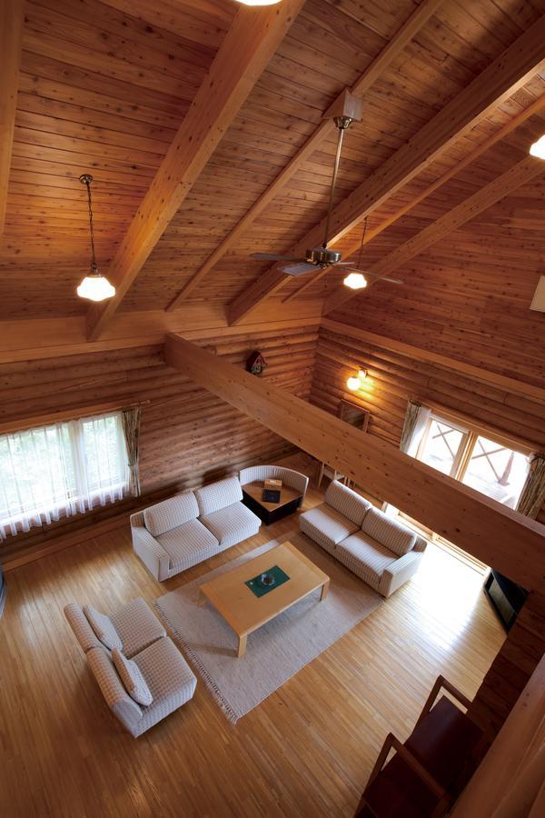 Log Hotel Larch Lake Kanayama Minamifurano Eksteriør billede